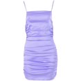thumbnail image 1 of Dress, Party Spaghetti Straps Bodycon Women Backless Ruched Mini Sling for Summer Beach Casual Fit, 1 of 8