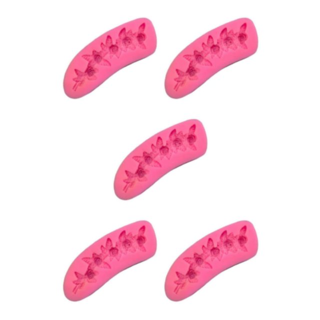 Baohd Silicone Chocolate Mold Flexible Chocolate Cake Pudding Baking Dessert Decorating DIY Making Household Kitchen Tool 5Set