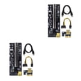 thumbnail image 2 of tredstone 5x USB 3 Riser Board VER009S GOLD PCI-E 1x to 16x Powered 60cm PCIe Extender Type 2 2Set, 2 of 6