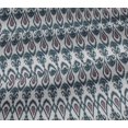 thumbnail image 5 of oneOone Viscose Jersey Fabric Ogee Ikat Decor Fabric Printed BTY 60 Inch Wide, 5 of 5