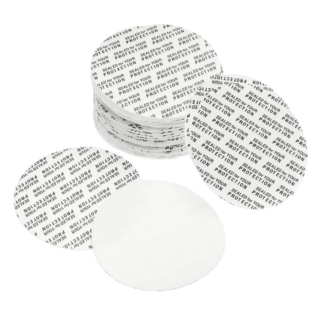 Unique Bargains Joint d'Étanchéité Sensible à la Pression en Mousse PS Résistante de 53 mm Blanc, Lot de 100