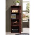 thumbnail image 3 of Hodedah 4 Shelf 4 Door Multi-Purpose Wooden Bookcase in Mahogany Finish, 3 of 5
