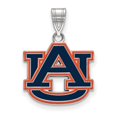 thumbnail image 1 of Sterling Silver LogoArt Auburn University Medium Enamel Pendant, 1 of 2