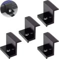 thumbnail image 5 of 4 Pcs Pinces d'Extrémité de Support de Module PV en Alliage d'Aluminium, Accessoire de Fixation de Panneau Solaire, Support de Module Photovoltaïque, Pièces d'Alimentation Solaire, 5 of 5
