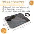 thumbnail image 4 of K&H Lectro-Soft Outdoor Heated Dog Bed Large Gray, 4 of 6