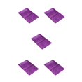 thumbnail image 3 of Youkk Polyester Chenille Bath Mat - Strong Water Absorption Exquisite Crafted Soft Texture No Shedding Vibrant Purple 40cm*60cm 5Set, 3 of 6