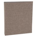 Uxcell 3 Binder de sonnerie, A5 Taille Flexible Round Binder Grande Capacité Linge Planner Binder pour Business Home Classroom, Gris foncé