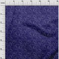 thumbnail image 2 of oneOone Cotton Cambric Fabric Geometric Maze & Rabbit Animal Sashiko Printed Craft Fabric BTY 56 Inch Wide, 2 of 4