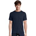 thumbnail image 1 of Hanes Mens X-Temp Fresh IQ Tri-Blend Performance Tee, 3XL, Solid Navy Triblend, 1 of 2