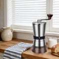 thumbnail image 3 of cpengpj Stainless Steel Hand Coffee Grinder, Portable Manual Burr Mill with Ceramic Core and Adjustable Grind, 3 of 7