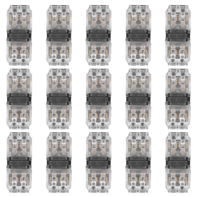 Je Forme des Bornes de Fil, 15pcs Basse Tension Électronique I Connecteurs de Fil de Robinet I Broches de Type Connecteurs de Fil Durabilité Éprouvée