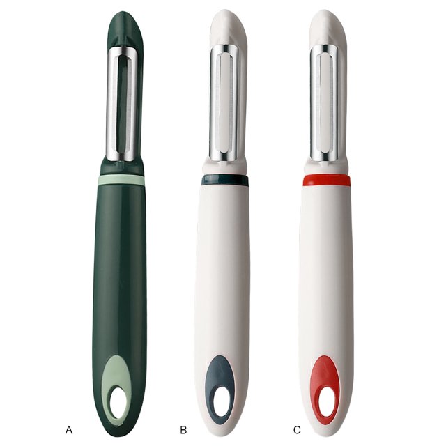 Kitchen Potato Peeler Stainless Steel Fruits Vegetables Planer Professional Fast Anti-slip Safe Grater Scraper Hand Tool Gadget Green