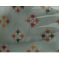 thumbnail image 4 of oneOone Georgette Viscose Fabric Geometric Line Ikat Printed Fabric 1 Yard 42 Inch Wide, 4 of 4