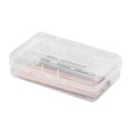 thumbnail image 4 of Pencil Box Organizer, Pencil Case Box Storage Container for Organizing with Snap Lid, Big Capacity Stackable Plastic Pen Pouch for Craft Hobby Art Supplies Journaling Stationery Sticker, 4 of 9