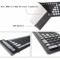thumbnail image 4 of Wireless Keyboard Waterproof 2.4G  Keypad Mechanical Foldable Silicone Computer Accessory Home Travel Tablet, 4 of 10