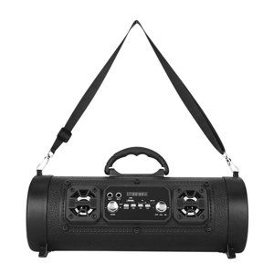 EGNMCR Sound Machine Bluetooth Speakers, 15W Outdoor Portable Bluetooth Speaker Subwoofer LED Light MultiFunction Card Microphone Sound With Subwoofer, FM Radio Wireless Speakers