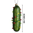 thumbnail image 3 of Amzcrzy Pendant Products Multi Functional Acrylic Decorative Christmas Tree Pendant Cute Mini Cucumber Christmas Pendant Holiday Decorations Hanging Decor Garden Decorations Christmas Decorations, 3 of 5