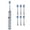 White, variant on Dvkptbk Electric Toothbrush, Soft Toothbrushes for Adults And Kids 6 Brush Heads, One Charge Use for 90 Days, 5 Modes 2 Minutes Build In Smart Timer, Rechargeable Toothbrushes