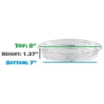 thumbnail image 4 of 10pcs Garden Plant Saucer Drip Tray Round Pot Base Clear Snack Container PET, 4 of 6