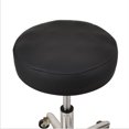 thumbnail image 3 of Housses de Siège de Tabouret de Bar Rondes en Cuir Artificiel Imperméable Coussin Tabouret de Bar Noir, 3 of 7