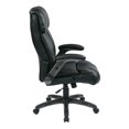 thumbnail image 2 of Bonded  Leather Office Chair in Titanium and Black, 2 of 4
