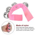 thumbnail image 3 of Unique Bargains 4 Pcs Clochettes de Poignet, Clochettes à Grelots Clochettes de Cheville Instruments de Percussion Rythme Musical pour Fête Noël, Rose, 3 of 5