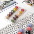 thumbnail image 3 of 10 Pieces Macaron Boxes 6 Cookie Boxes with This bag is Clear Display for Birthday Home, 3 of 7