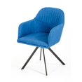 thumbnail image 1 of HomeRoots 283108 Fauteuil de Salle à Manger Moderne en Tissu - Bleu, 1 of 1