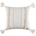thumbnail image 1 of Sumhomie Housses de Coussin à Pompons, Housse de Coussin Carrée Shaggy 18"x18 Pouces, 1 of 1