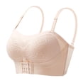 thumbnail image 4 of Kcodviy Women's Comfortable and Transparent Running Bra Shoulder Strap Cordless Backless Thin Bras for Women Spongeless with Convertible Shoulder Pack Bras for Women Straps, 4 of 9