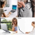 thumbnail image 3 of Support pour Ordinateur Portable, Support Portable pour Ordinateur Portable de Bureau, Support Surélevé pour Ordinateur Portable à 6 Niveaux Réglables avec Ventilation et Refroidissement, Compatible avec Plus d'Ordinateurs Portables de 11 à 15,6 Po, 3 of 9