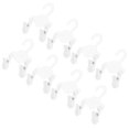 thumbnail image 2 of 10 Pcs Baby Hangers Closet Plastic Baby Clothes Hangers With Clips Kids Sock Shoe Drying Rack For Nursery Closet Organizer, 2 of 5