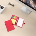 thumbnail image 4 of Notes Autocollantes à Bouton Rouge avec Stylo Bloc-Notes Mémo Autocollant Bloc-Notes Bureau École Planificateur Journal Fournitures d'Écriture Notes de Rappel Rouges Compagnon de Bureau, 4 of 6