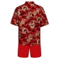 thumbnail image 4 of Hansber Garçons Coton Uniforme Tang Brodé Dragon Traditionnel Chinois Kung-Fu Tang Arts Martiaux Ensembles Rouge-g 150, 4 of 6