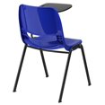 thumbnail image 3 of Bowery Hill Contemporary Metal/Plastic Ergonomic Shell Chair in Blue, 3 of 6