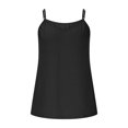thumbnail image 4 of ohmzyzo Womens Plus Size Tank Tops V Neck Sleeveless Cami Adjustable Spaghetti Strap Camisole Summer Basic Tank Shirts, 4 of 6