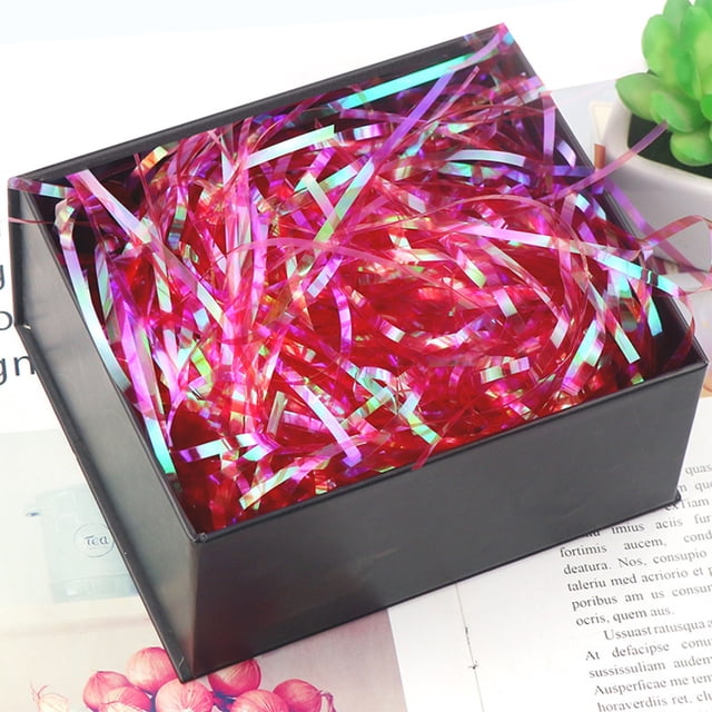 3mmlk Raffia Gift Box Filler for Wedding Favors & DIY Crafts | Plastic Shredded Filler for Gift Baskets, Packaging Embellishments