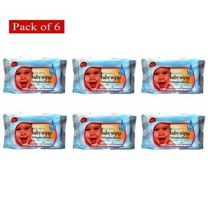 Sensitive Baby Wipes 60 In 1 Pack (Pack of 6) By Purest