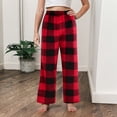thumbnail image 2 of Ketyyh-chn99 Pantalons de Survêtement pour Garçons Pantalons pour Garçons Tout-Petits Adolescents Garçons et Filles Pantalons Longs à Carreaux Rouges Pyjamas pour Tenues d'Intérieur Assorties en Famille pour 18 Ans, Rouge, 2 of 5