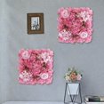 thumbnail image 3 of Dvkptbk Plastic Flower Wall Decoration Simulation Flower Wall Wedding Decoration Artificial Flowers Rose Wall Flowers Wedding Flowers Suitable for Multi-Scene Flower Wall Home Decor, 3 of 4