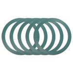 5Pcs Anneau d'adaptateur magnétique, Kit de conversion de chargeur sans fil magnétique, vert