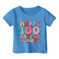 thumbnail image 1 of MEZZALL T-Shirts de Mode pour Garçons et Filles, Décontractés, Imprimés, Col Rond, Manches Courtes, Polyvalents, 6-7 Ans, 1 of 4