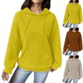 thumbnail image 1 of WEAIXIMIUNG Sweatshirts pour Femmes Sans Capuche Chats Pull Ample à Manches Longues Patchwork, 1 of 7