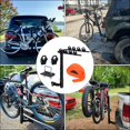 thumbnail image 4 of Yiwa 4 Bike Hitch Rack, Heavy-Duty Foldable Steel Bicycle Rack with Hitch and Anti-Rattle Straps, 2" Receiver Compatible, Easy to Assemble & Use, Bike Rack for SUV, Car, Truck, 4 of 4