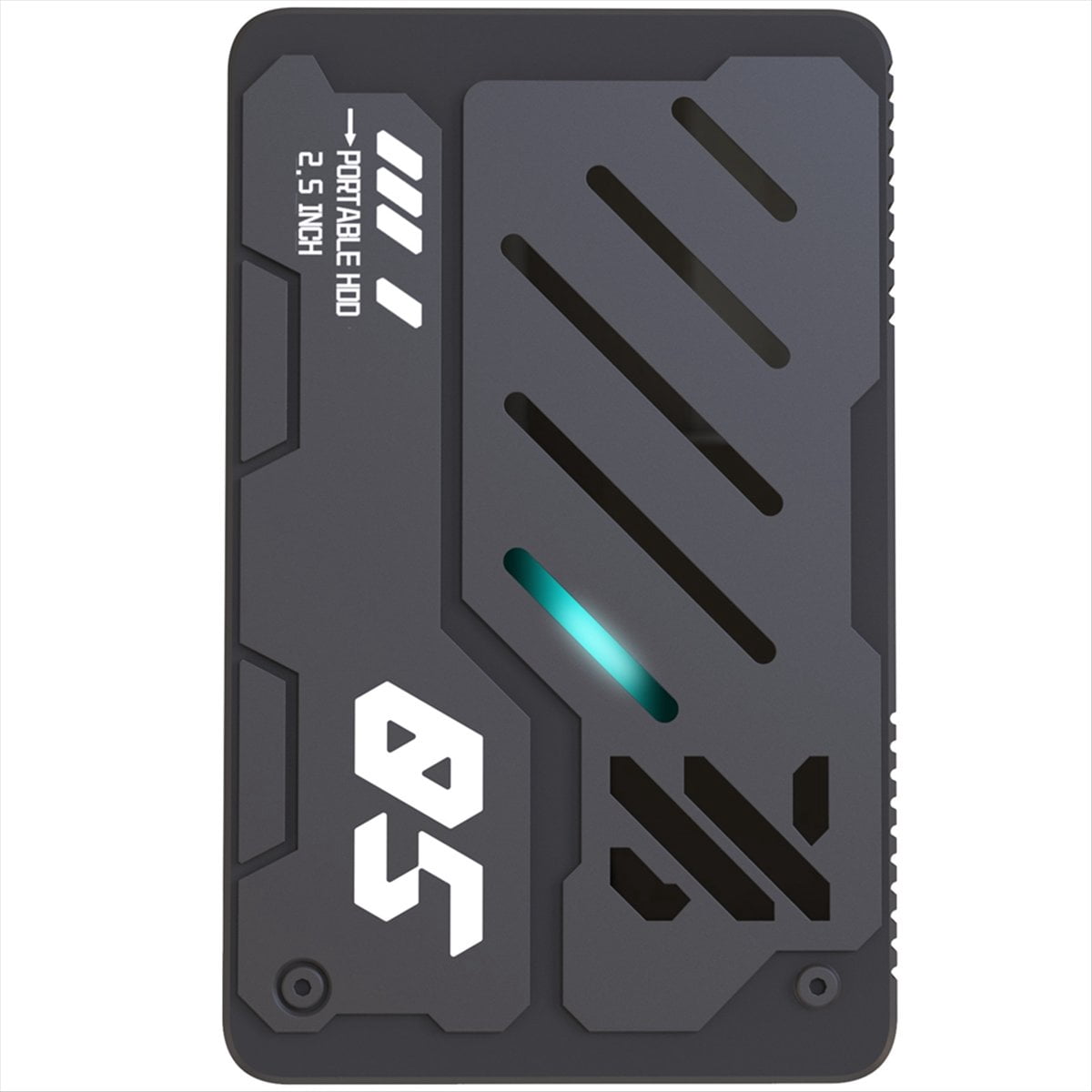 2.5-Inch Portable External Type-C HDD RGB Portable Type-C 2.5Inch Hard Drive Expansion Storage Disk for PC Laptop 1TB
