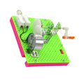 thumbnail image 3 of HLONK 1 Ensemble Jouet de Générateur d'Électricité Manuel Bricolage Modèle Jouet Éducatif Modèle d'Enseignement, 3 of 7