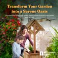 thumbnail image 4 of All Things Cedar 5-Ft Outdoor Wishing Well Planter Box for Flowers and Plants, 4 of 8