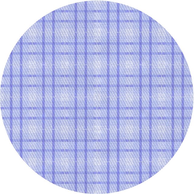 Ahgly Tapis Rond Lavable en Machine Intérieur Transitionnel Bleu Ciel, 7 Pieds Rond
