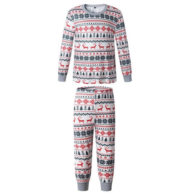 Ensemble de Pyjama pour Enfant Homme Adulte pour Famille de Noël Owl'S-yard