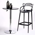 thumbnail image 3 of Heavenly Collections Tabouret de Bar Moderne Moule pour Cuisine, Noir, À l'Unité, Style Boucle, 3 of 9